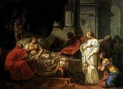 Jacques-Louis  David Antiochus and Stratonica china oil painting reproduction